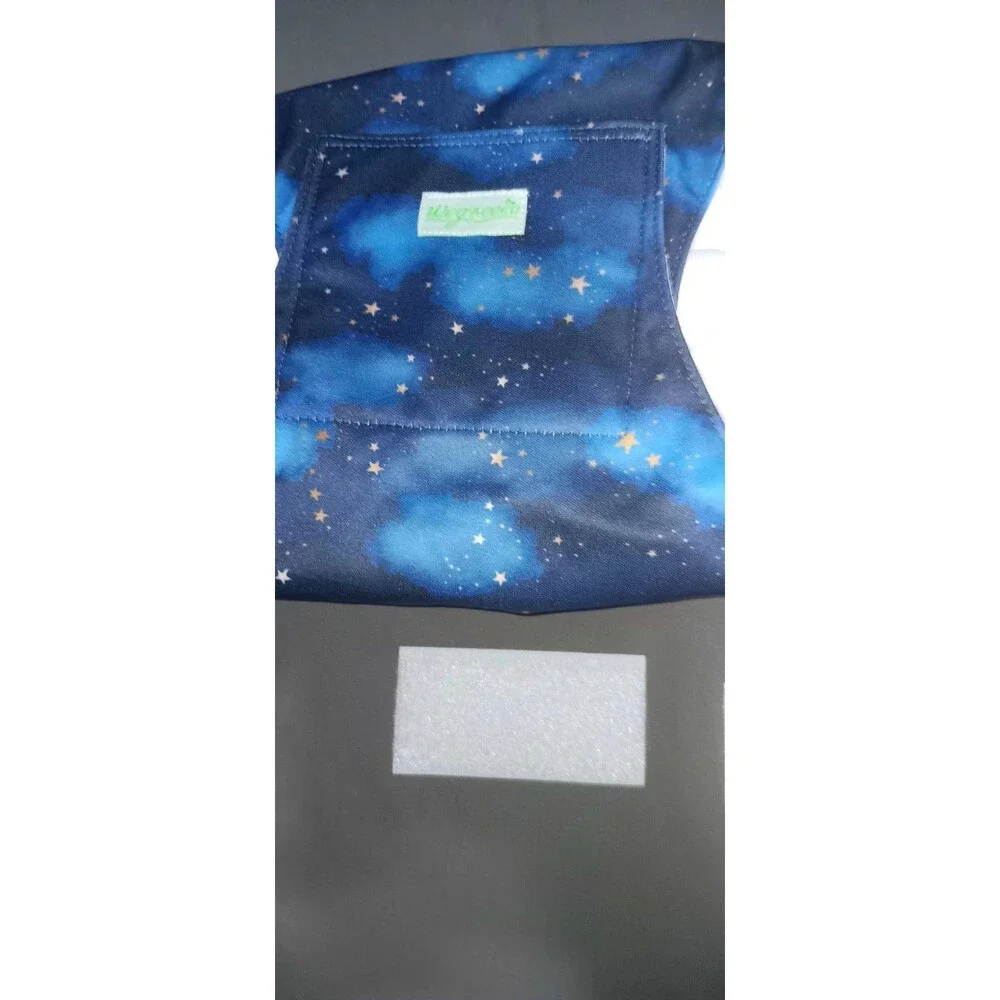 Wegreeco washable male dog Belly Band Diapers Whales Galaxy